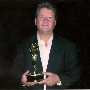 Douglas Wester receiving Emmy Award as Outstanding Director Post Production 2006