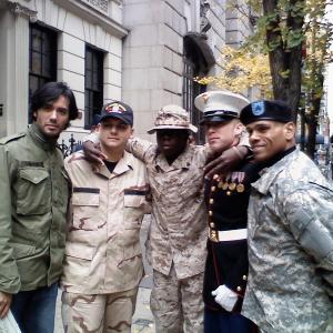 Daniel Kennedy Corporal Derek Smith Corporal Billy Russo and our brave armed forces march at the NYC Veterans Day Parade