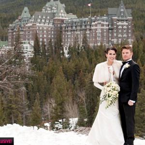 Actress Christy Carlson Romano marries writerproducer Brendan Rooney on December 31st 2013 in Banff Canada