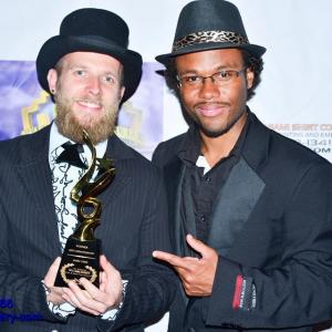 Prus and Jarrod Knowles at WideScreen Festival Award Show 3Mar15 at AMC 24 Aventura