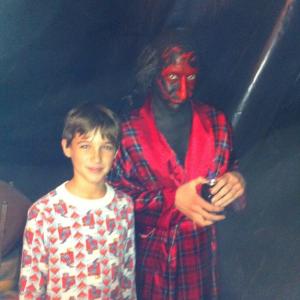 Josh Feldman & Red Face Man Insidious set