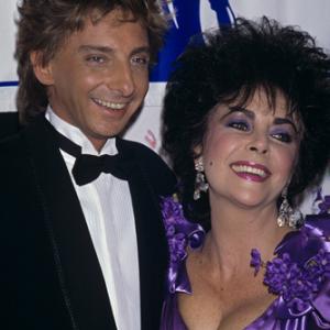 Elizabeth Taylor and Barry Manilow