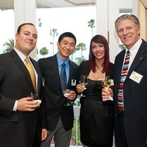 Bernardo Warman with fellow directors Shaofu Zhang Lisa Allen and Bill Kroyer at the Beverly Hills Hotel