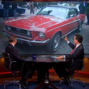Still of Stephen Colbert and Alan Mulally in The Colbert Report 2005