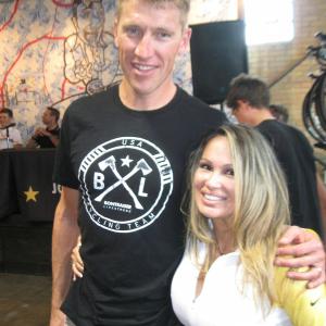 Lisa Christiansen with Axel Merckx