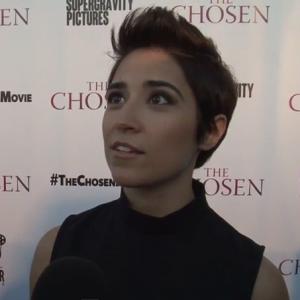 Melissa Navia at The Chosen movie premiere in Anaheim CA  still from ScreenSlam interview