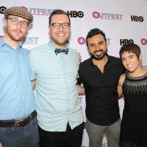 What It Was screens at Outfest LA 2014 - composer Sean Balas, cinematographer Ryan Balas, director Daniel Armando & actress Melissa Navia