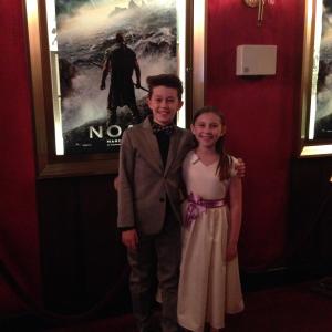 Me and my sister Elise at the Premiere of Noah in NYC