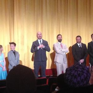 Darren Aronofsky introducing the cast of Noah at the NYC Premiere.