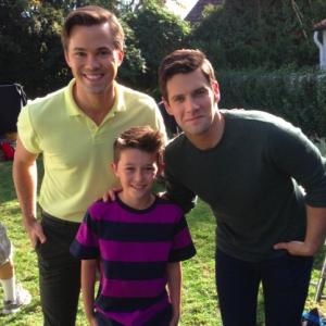 These guys were great to work with Andrew Rannells and Justin Bartha from The New Normal
