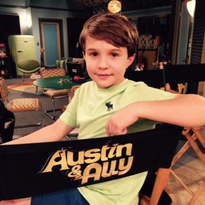 On set of Disneys Austin  Ally