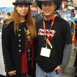 Alex from The League of Honor with Seth from Profiles in History at Comiccon International 2011