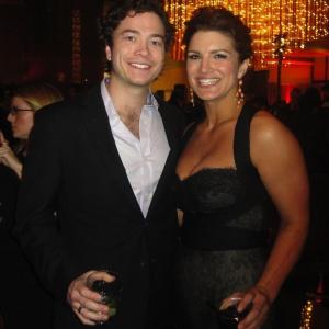 Jordan Sudduth and Gina Carano at an event for Haywire
