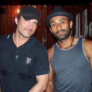Director, screenwriter, producer, cinematographer, editor and musician Robert Rodriguez & actor Vincent Fuentes