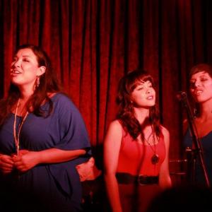 The LA-LAs women's Acapella choir.