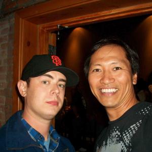 With Colin Hanks of The Good Guys