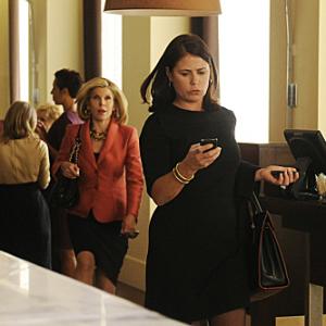 Still of Christine Baranski and Maura Tierney in The Good Wife 2009