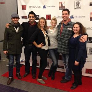 The cast and director of movie musical It Is What It Is at New York International Independent Film and Video Festival