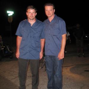 RECtIFY season one photo double wrap day with Aden Young
