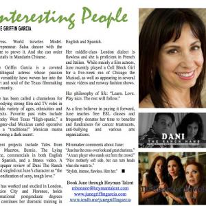 Featured article in Latin Connection magazine Nov 2012