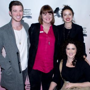 Jeremy Matthew Smith Micaela Colman Jill Renner and Stephanie Rancier at event of Rues Eden at the California Womens Film Festival