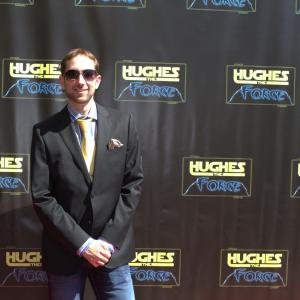 On the red carpet at the Hughes the Force Premiere