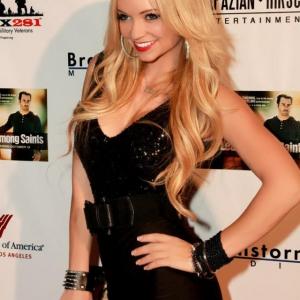 Actress Mindy Robinson attends the screening of Least Among Saints