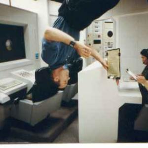 Alan Francis doing a anti-gravity back flip on 