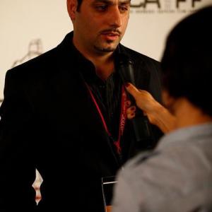 Interview by Turkish Press at Los Angles Turkish Film Festival Egyptian TheaterMarch 2012