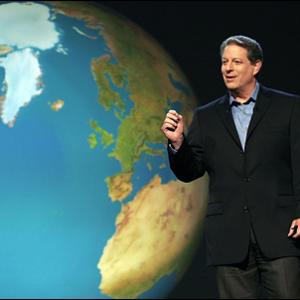 Al Gore Inconvenient Truth from the film with same name. Gore fighting a valiant effort to save the planet.