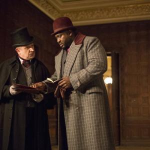 Still of Scott Alexander Young and Nonso Anozie in Dracula 2013