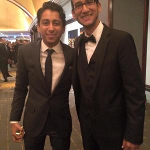 Bennett Hardeman and Tony Revolori attending the DGA Awards on February 7, 2015.
