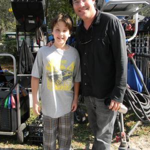 Director Alex Zamm on set of Tooth Fairy 2