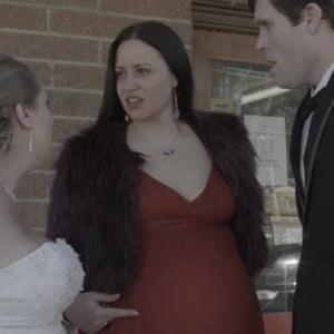 Still from Australian Film Dreams of Rivalry. Getting to wear a pregnant belly for the role of a cheating mum to be