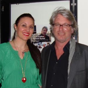 Hollywood Australian Director Michael Rymer (NBC's Hannibal, Battlestar Galactica) and I at the final Melbourne Australian Directors Guild (ADG) event that I organised with the ADG and hosted about his career thus far