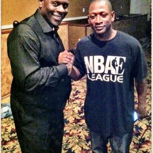 David Terrell & Joe Torry mixing it up on the set of Act Like You Love Me. A New Kingdom Pictures Film.