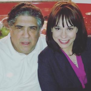 Vincent Pastore & Nyle Lynn on the set of THE KIDS MENU - Movie