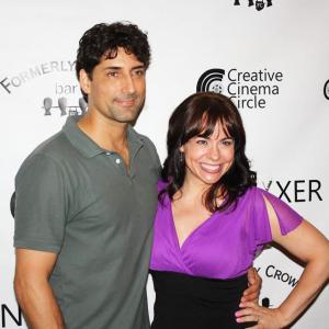 Nyle Lynn with her husband DP Shane Maritch at an event in Manhattan
