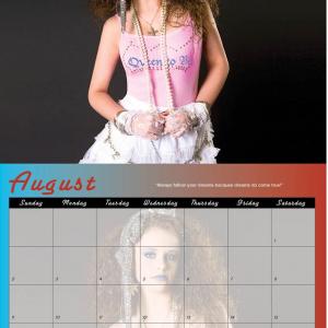 Once Upon A Dream Calendar Model, Miss August Dream Girl