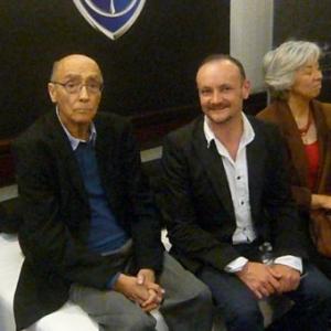 with Noble Prize Jose Saramago at the premiere of Shelter in Lisbon