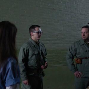 Still of Shadow C. LaValley, Rebecca C. Kasek, Ryan Santiago, Wayne W. Johnson and Alexander Eller in Slade Collins In and Out of Time