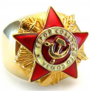 Our Russian Hero Military Ring hand fabricated fro the movie Salt