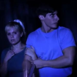 Claire Garrett with Zac Waggener in All American Horror