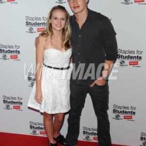 UNIVERSAL CITY CA  AUGUST 11 Lauren Suthers and Greg Sulkin attend Teen Choice Awards After Party For A Cause Hosted by Boys  Girls Clubs of America and Staples at Saddle Ranch on August 11 2013 in Universal City California