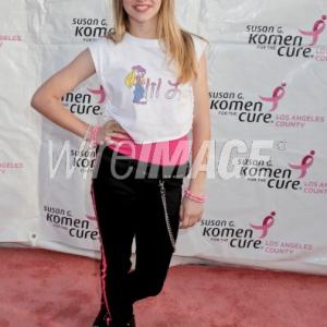 LOS ANGELES, CA - MARCH 23: Lauren Suthers attends and performs at the 17th annual Los Angeles County 'Race For The Cure' at Dodger Stadium on March 23, 2013 in Los Angeles, California.