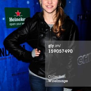 LONG BEACH, CA - JANUARY 06: Lauren Suthers arrives at the CHILL-OUT closing night concert at The Queen Mary on January 6, 2013 in Long Beach, California.