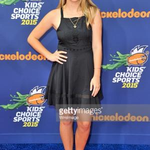 Actress Lauren Suthers attends the Nickelodeon Kids' Choice Sports Awards 2015 at UCLA's Pauley Pavilion