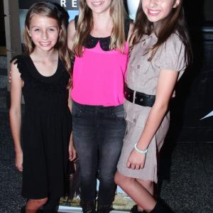 Sophia Strauss, Lauren Suthers and Victoria Strauss arrive on the Red Carpet at the Kat Kramer Debuts with Le Petite Cirque at Circus Paws at Avalon October 2nd