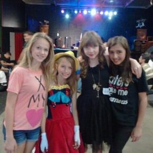 Actresses Lauren Suthers Sophia Strauss Chelsey Valentine  Victoria Strauss Attend the Show Your Character Halloween event Hosted by Jennifer Smart