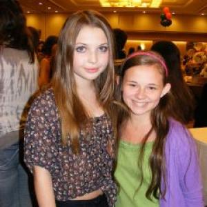 Actresses Cassie Earl and Sammi Hanratty at the Kids Help Children Event in Anaheim California